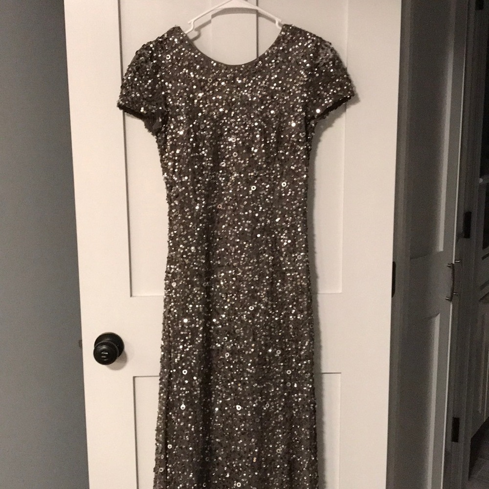 Adrianna Papell sequin dress